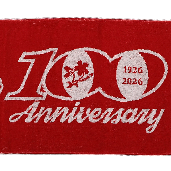 JRFU ジャガードフェイスタオル レッド(100周年)