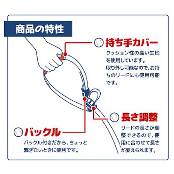 阪神タイガース ペットグッズ デニムリード