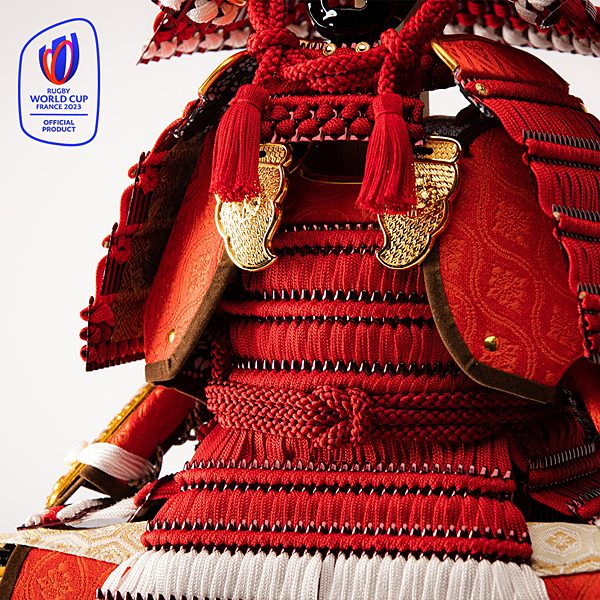 RUGBY WORLD CUP FRANCE 2023　SAMURAI YOROI KABUTO RED