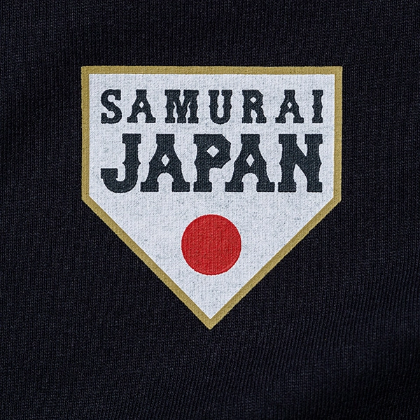 NEW ERA World Baseball Classic SAMURAI フラッグロゴ 半袖 ウォッシュドコットン Tシャツ (ネイビー)