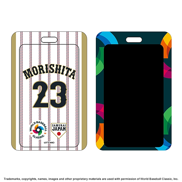 2026 WORLD BASEBALL CLASSIC 選手ユニフォーム型PUパスケース（ホーム）