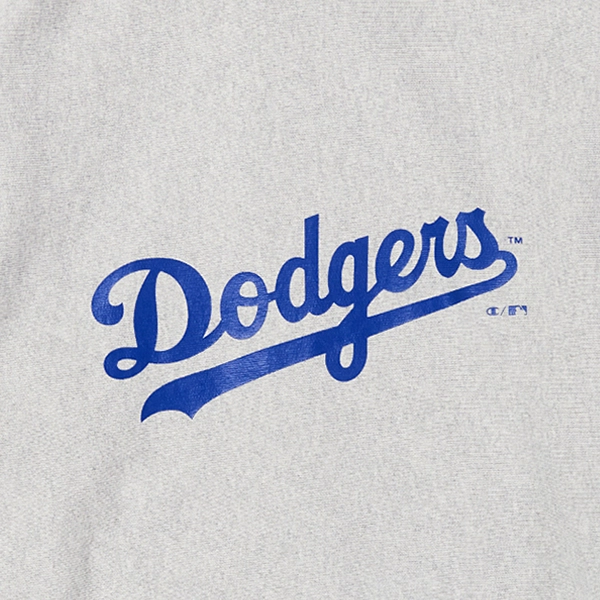 Champion × MLB ジップアップフーディー ヴィンテージ ロサンゼルス・ドジャース