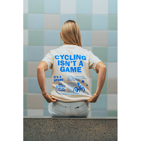 cois（ソワ）cycling isn’t a game サイクリング Tシャツ ブルー