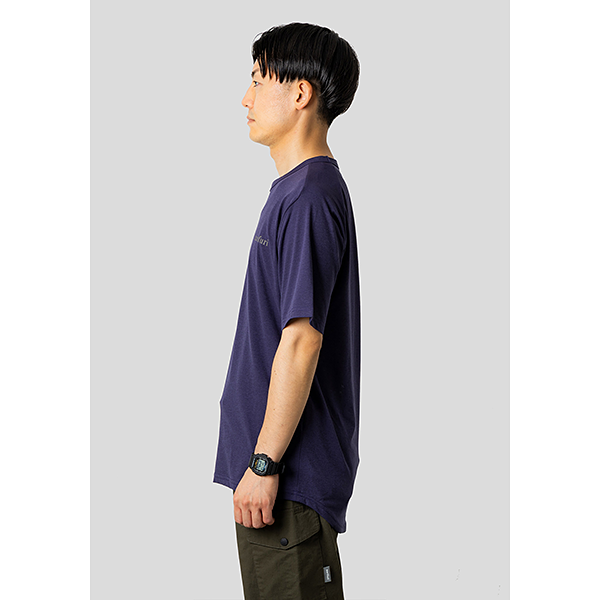 narifuri アクティブメッシュバック ポケットTシャツ パープル