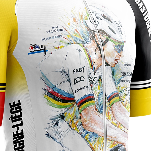 リエージュ～バストーニュ～リエージュ 2025 the art fo cycle  タデイ・ポガチャル 半袖サイクルジャージ