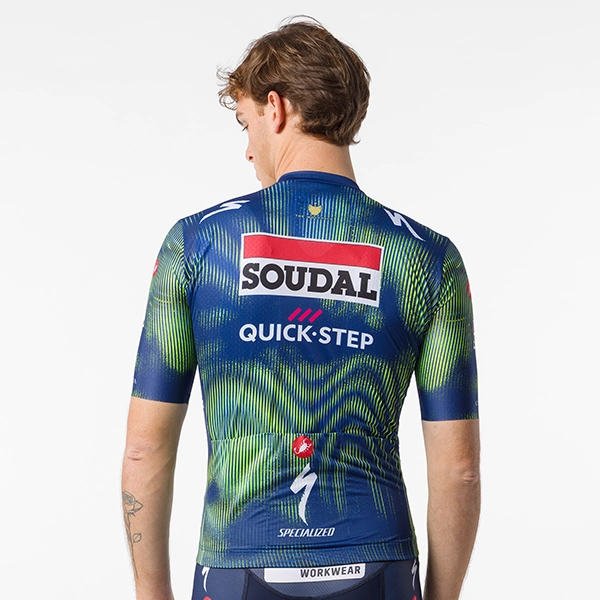 Soudal Quick-Step 2026 レプリカ半袖サイクルジャージ