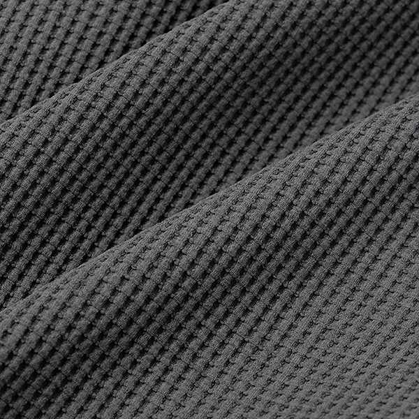 narifuri マルチワッフルジップパーカー BLACK