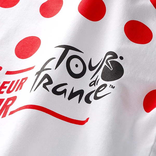 ツール・ド・フランス オフィシャル キッズロゴTシャツ 水玉