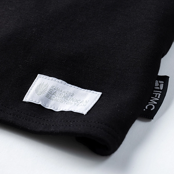 くまもと再春館製薬所バドミントンチーム公式 【イフミック加工】スウェットジップパーカー (ブラック)