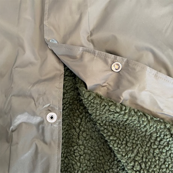 DRIVING-MAUL RUGBY(TM) COACHES JACKET WITH BOA & Embroidered logo OLIVE