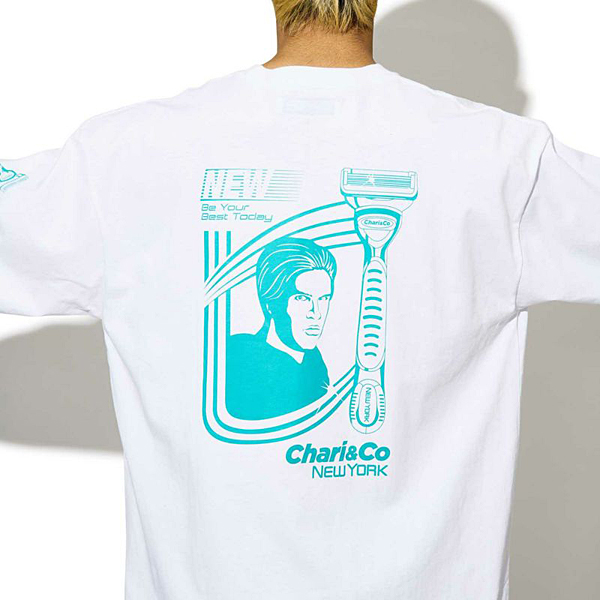 【アウトレット】CHARI＆CO NEW SHAVER PKT L/S TEE Tシャツ ロンT WHITE