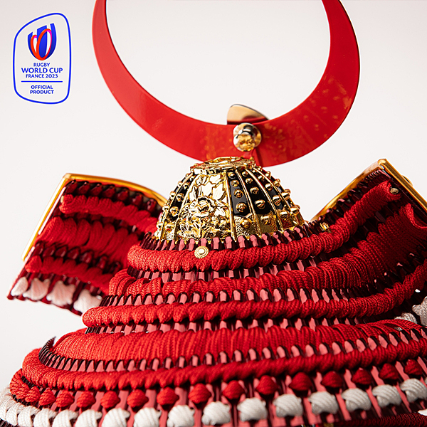 RUGBY WORLD CUP FRANCE 2023　SAMURAI YOROI KABUTO RED