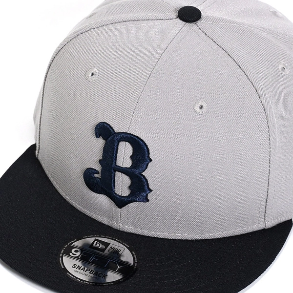 Buffaloes×NEW ERA950 Bロゴ グレー＆ネイビー×NV