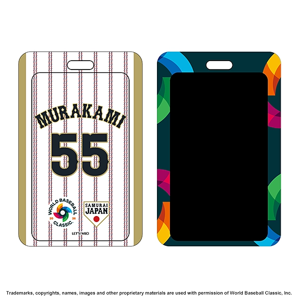 2026 WORLD BASEBALL CLASSIC 選手ユニフォーム型PUパスケース（ホーム）