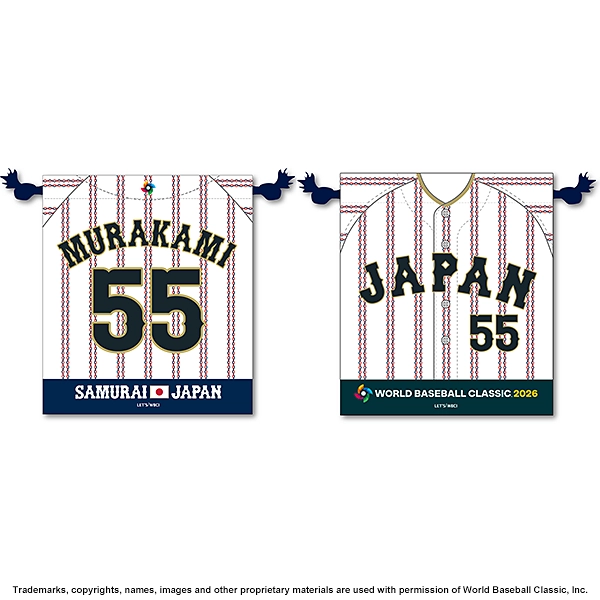 2026 WORLD BASEBALL CLASSIC 選手N&N 巾着