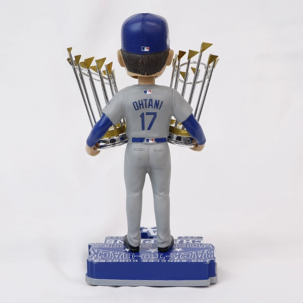 大谷翔平 MLB ロサンゼルス・ドジャース 2025 Back To Back World Series Champions Celebration ボブルヘッド8インチ（約20cm)
