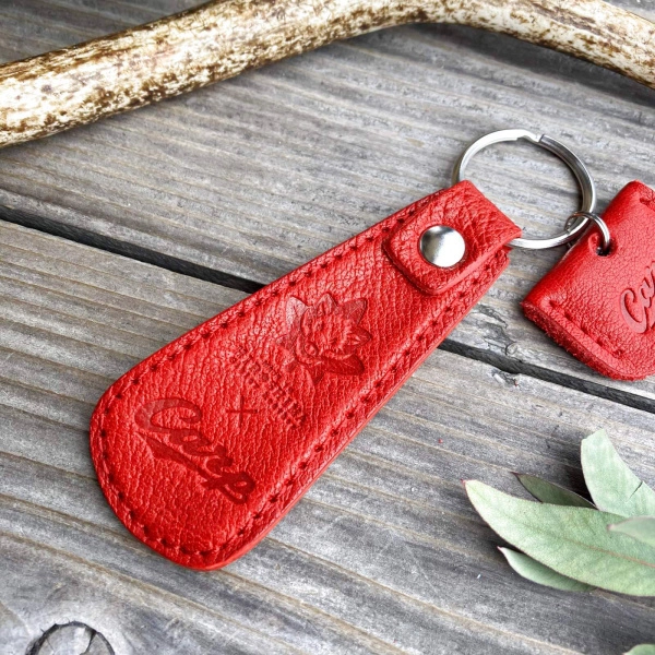 広島ジビエレザー×広島東洋カープ コラボ鹿革靴べら2026Ver.