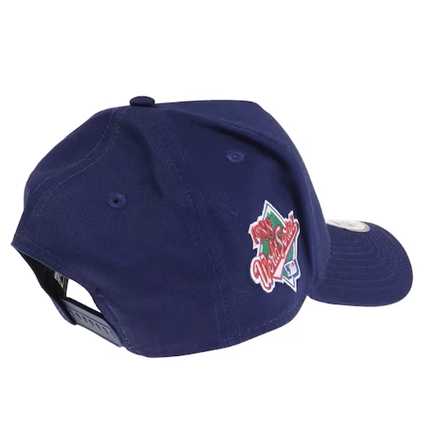 NEW ERA 9FORTY A-Frame MLBサイドパッチ ロサンゼルス・ドジャース ダークロイヤル