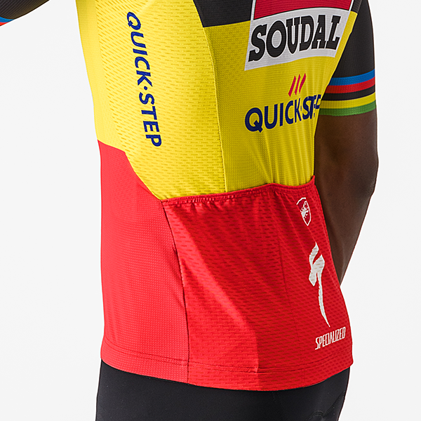 Soudal Quick-Step サイクルジャージ BELGIAN CHAMPION WC