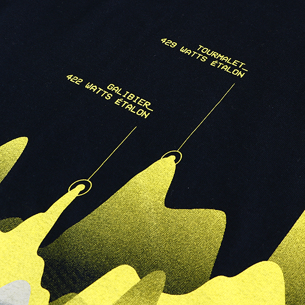 ツール・ド・フランス 2025 オフィシャル オーバープリントTシャツ VIBRA ネイビー