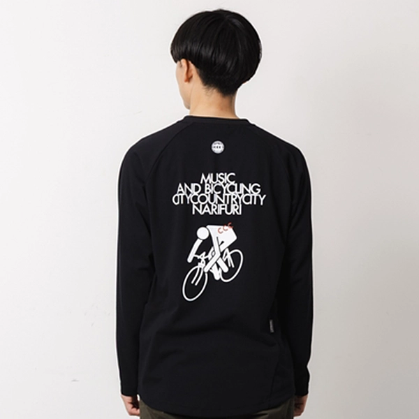narifuri × CCC ツールドロングTシャツ BLACK