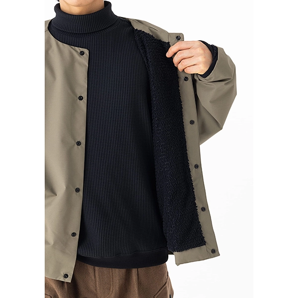 narifuri 2.5Lラウンドネックカーディガン CHARCOAL