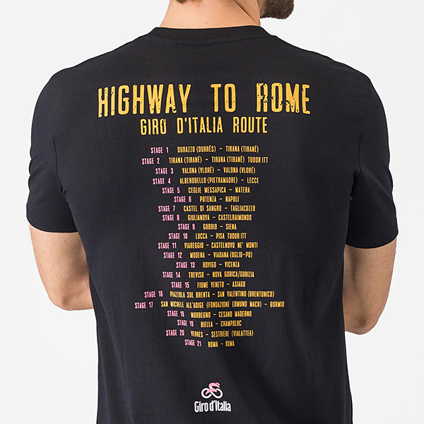 ジロ・デ・イタリア 2025 HIGHWAY TO ROME Tシャツ