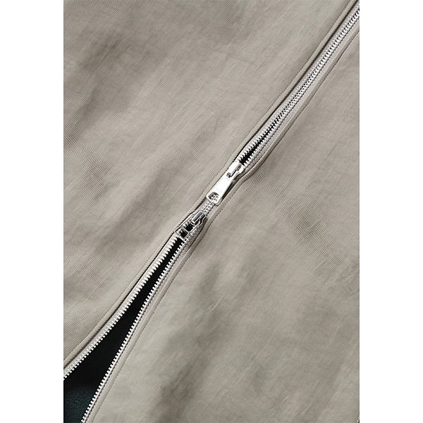 narifuri ヘビーサテンフライトブルゾン GRAY