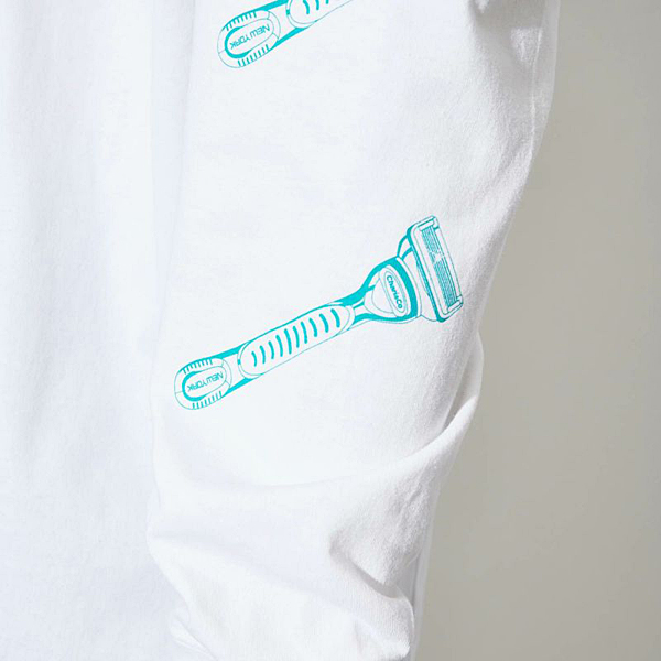 【アウトレット】CHARI＆CO NEW SHAVER PKT L/S TEE Tシャツ ロンT WHITE