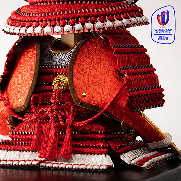 RUGBY WORLD CUP FRANCE 2023　SAMURAI YOROI KABUTO RED