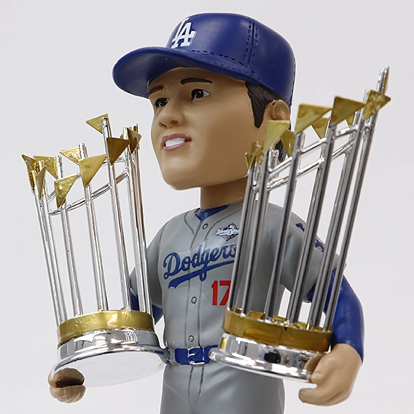 大谷翔平 MLB ロサンゼルス・ドジャース 2025 Back To Back World Series Champions Celebration ボブルヘッド8インチ（約20cm)