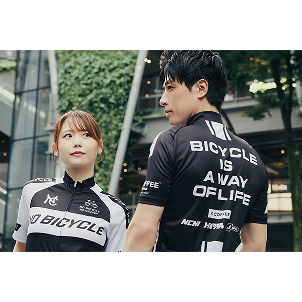 NO COFFEE × NO BICYCLE サイクル半袖ジャージ Type2