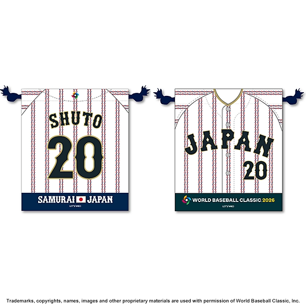 2026 WORLD BASEBALL CLASSIC 選手N&N 巾着