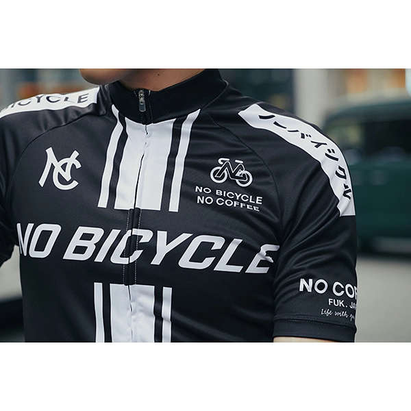 NO COFFEE × NO BICYCLE サイクル半袖ジャージ Type2