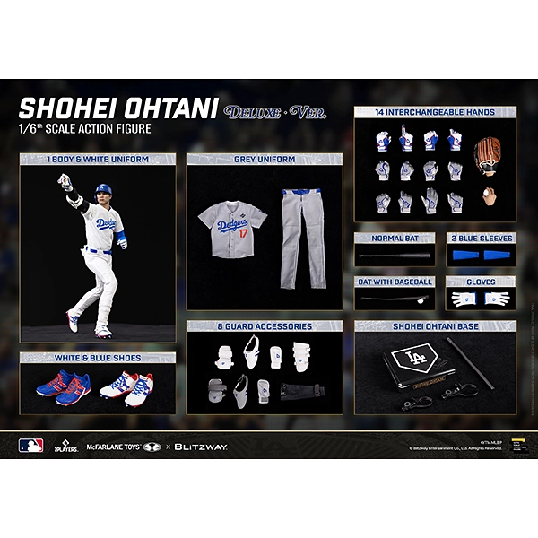 大谷翔平 1/6スケールアクションフィギュア デラックスVer.