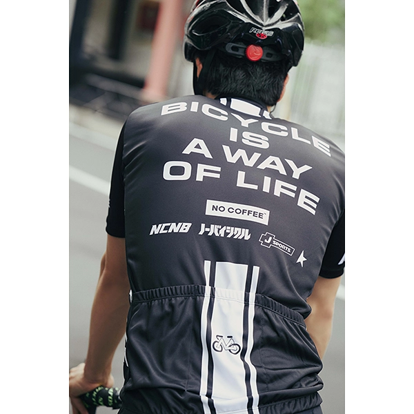 NO COFFEE × NO BICYCLE サイクル半袖ジャージ Type2