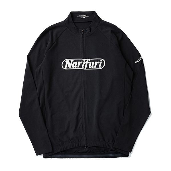 narifuri アクティブメッシュL/S サイクルジャージ（グラフィック） BLACK