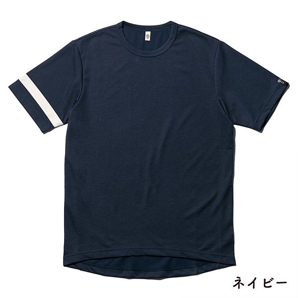 ステムデザイン サイクルDRYＴシャツ ネイビー