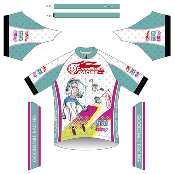 サイクルジャージ レーシングミク KYOJO 2025Ver.