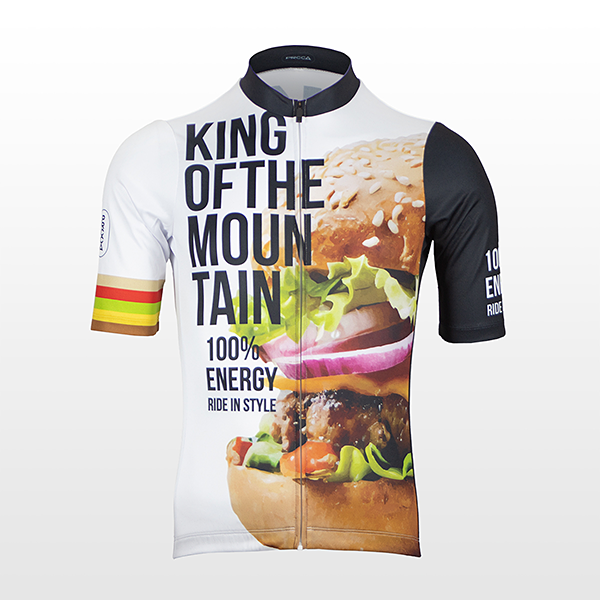 king of ハンバーガー 半袖サイクルジャージ