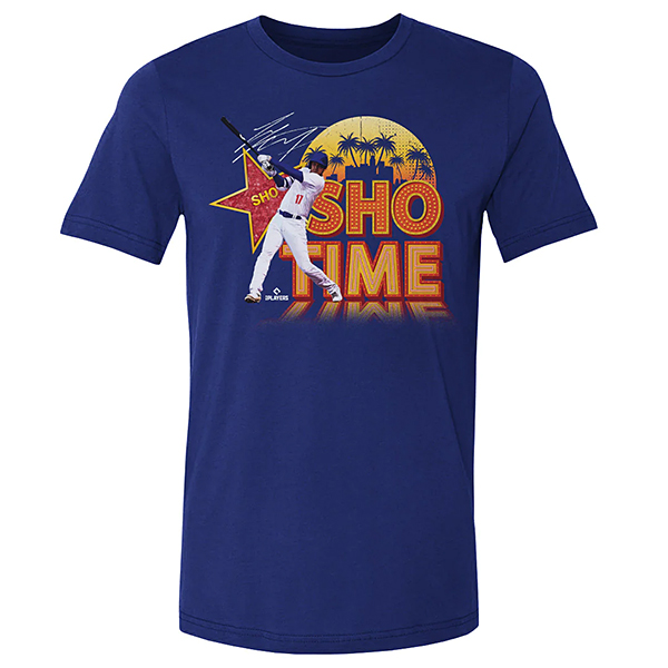 MLB 大谷翔平 ドジャース Tシャツ Los Angeles D Sho Time Sign WHT