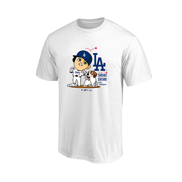 ロサンゼルス・ドジャース 大谷翔平 ヘッドバンプ Tシャツ（キッズ用）