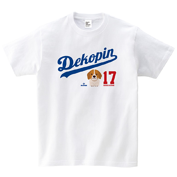 大谷翔平 デコピン SHOHEI OHTANI 「Dekopin Logo」Tシャツ ホワイト