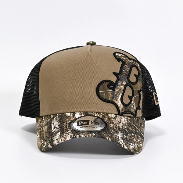 Buffaloes×NEW ERA940 メッシュ/バタリオン/Bロゴ/ツリーカモ/カーキ