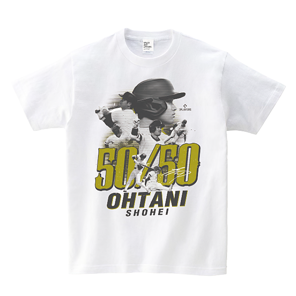 【J SPORTS限定デザイン】大谷翔平 SHOHEI OHTANI 「50-50」達成記念Tシャツ