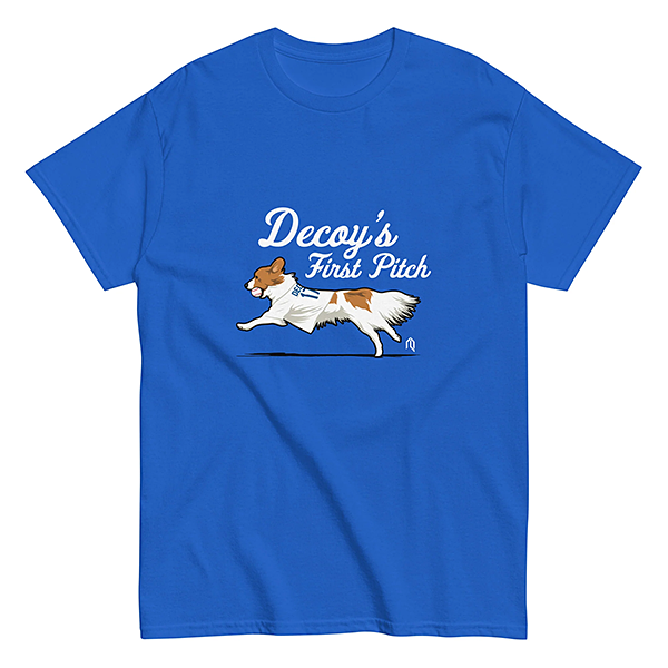 Decoy's First Pitch Tシャツ ブルー