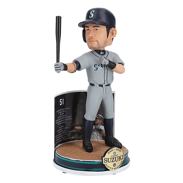 ICHIRO イチロー - MLB公式・限定 Collector's Bobblehead (記念台座付) / 世界限定3000個