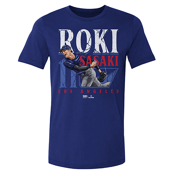 ロサンゼルス・ドジャース 佐々木朗希 Tシャツ Player Name