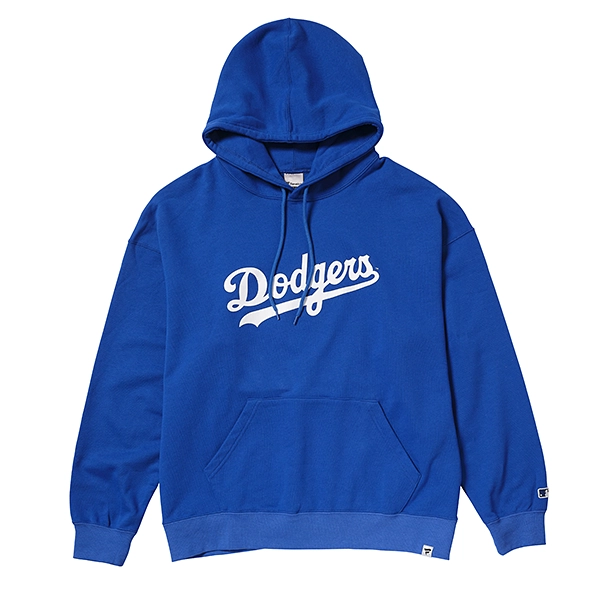 MLB ロサンゼルス・ドジャース STANDARD PRINT LOGO フーディー ブルー