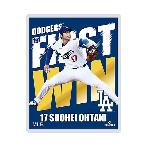 Wincraft 大谷翔平 ロサンゼルス・ドジャース 初勝利記念 コレクターピンズ